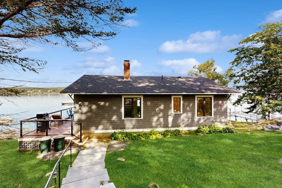 Property building, Day, Natural landscape, River view
