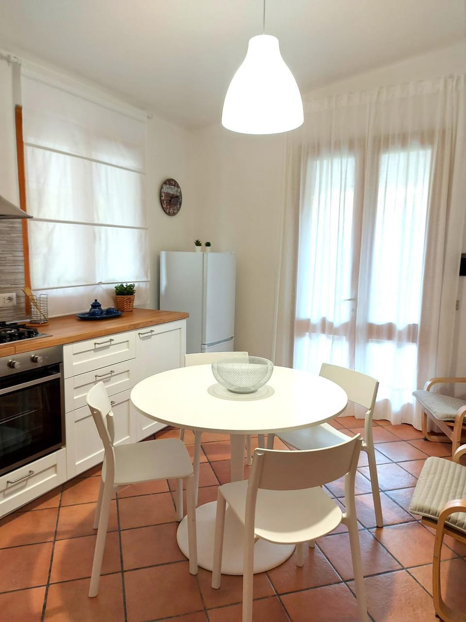 Dining area, air conditioner