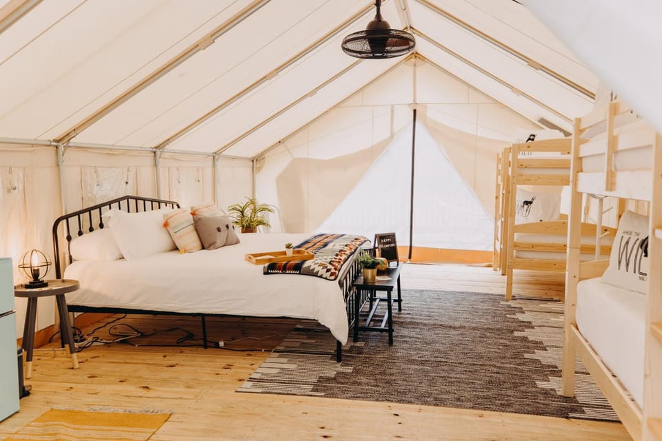 Timberline Glamping at Amicalola Falls Luxury tent in Georgia