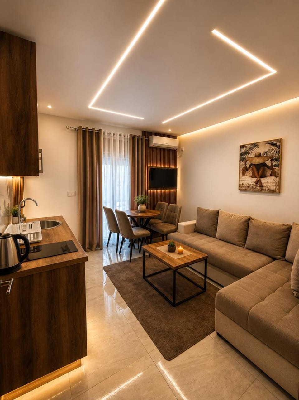 Dining area, Dinner
