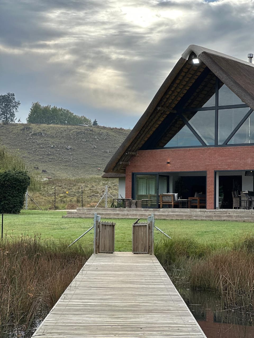 Property building, Garden view