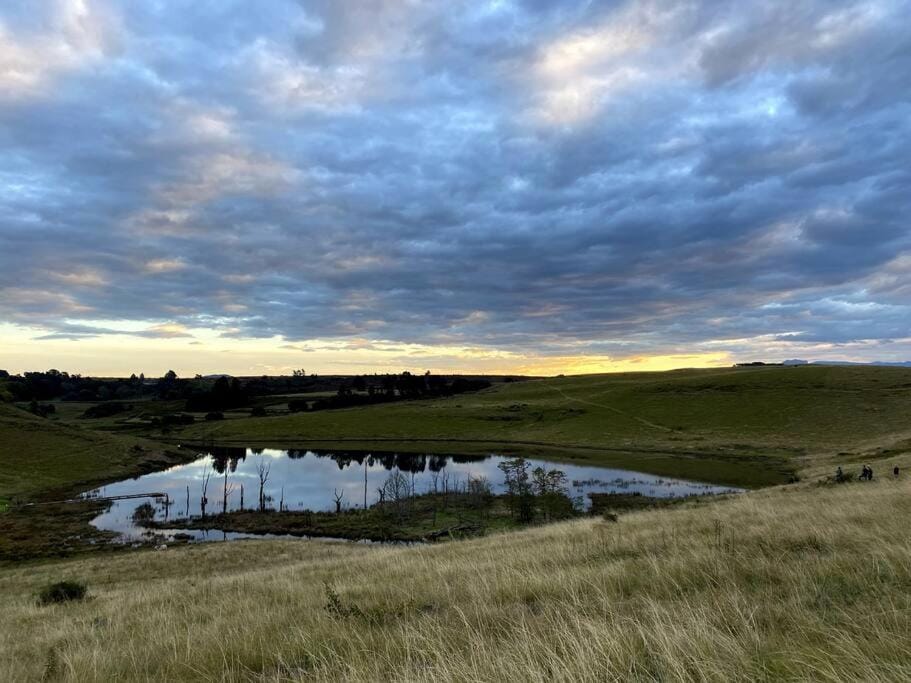 Day, Natural landscape, Lake view, Sunset