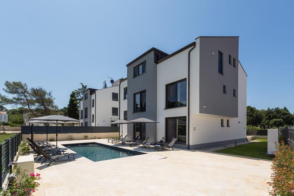 Patio, Day, Pool view