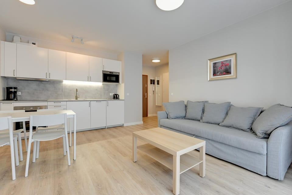 Kitchen or kitchenette, Living room, stove