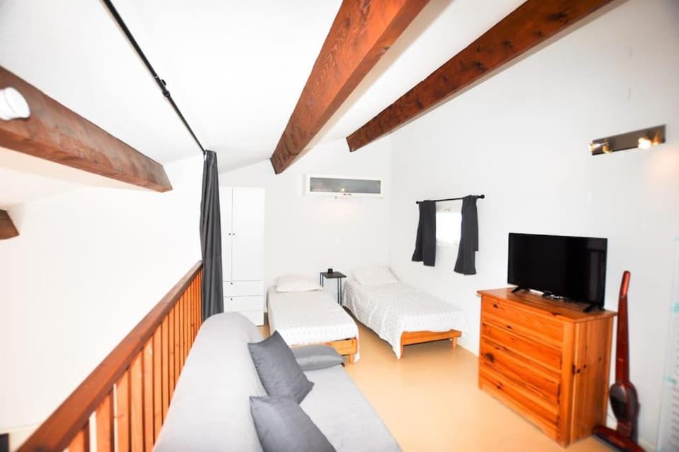 App. terrasse vue partielle mer Apartment in Le Barcarès