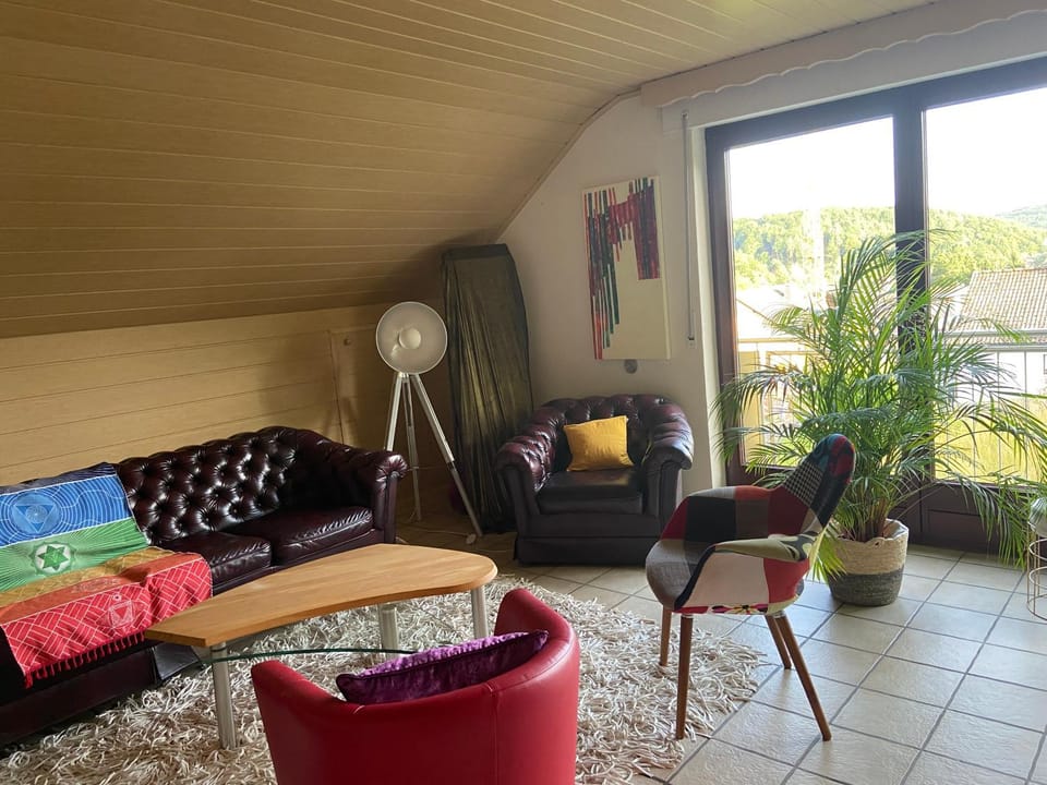 View (from property/room), Balcony/Terrace, Living room, Seating area