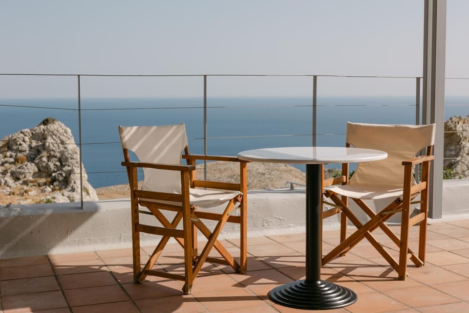 Day, Natural landscape, View (from property/room), Balcony/Terrace, Seating area, Sea view