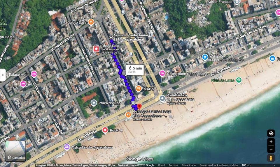 Lev Apartments - Apto Copacabana Posto 2 - 300m da praia Apartment in Rio de Janeiro