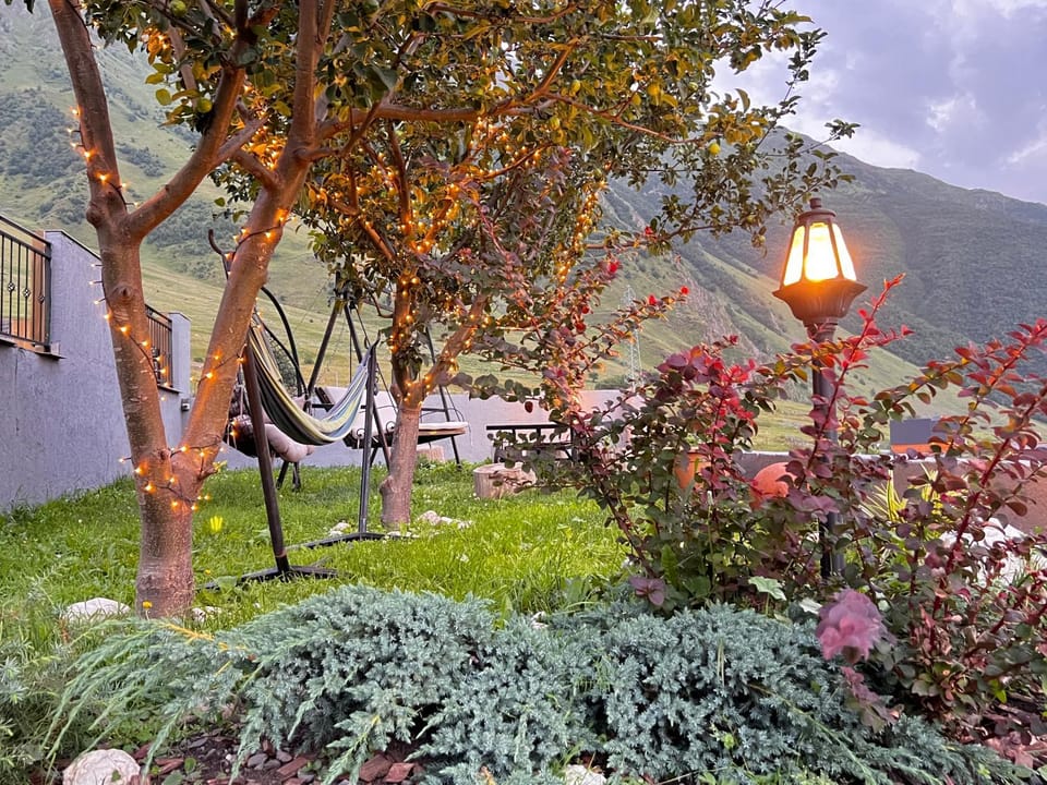 Natural landscape, Garden, Garden view, Mountain view