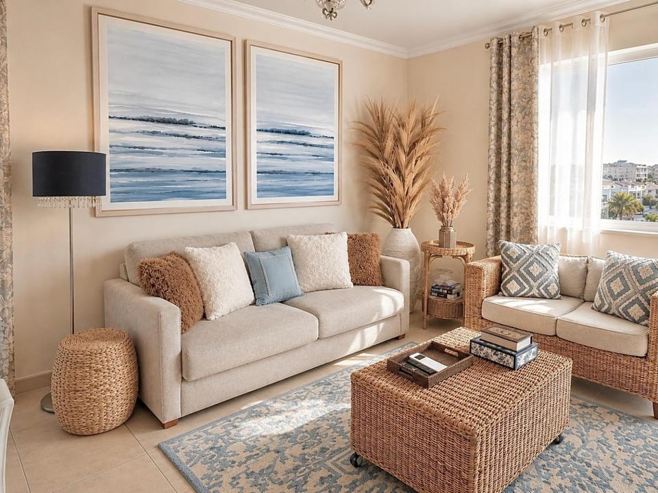 Living room, Seating area, heating, air conditioner