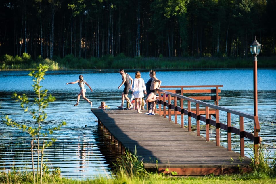 Minavuonė - aštuonvietis namelis Country House in Lithuania