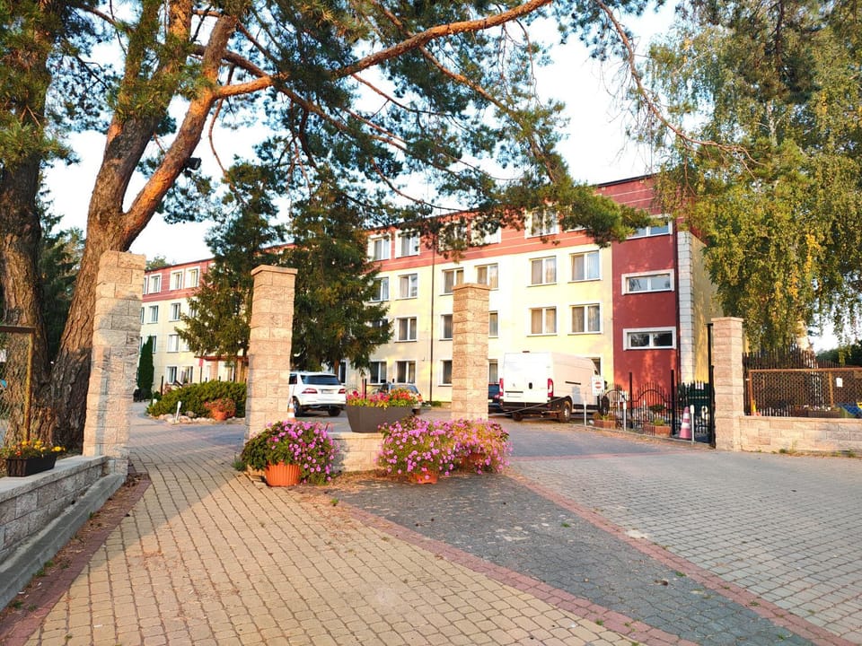 Property building, Spring, Day, Neighbourhood, Natural landscape, Street view, Location, Parking