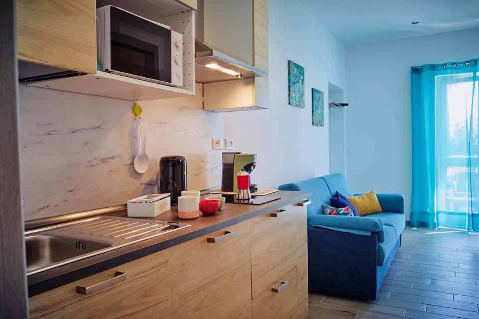 Kitchen or kitchenette, Lunch, dishwasher, microwave, stove
