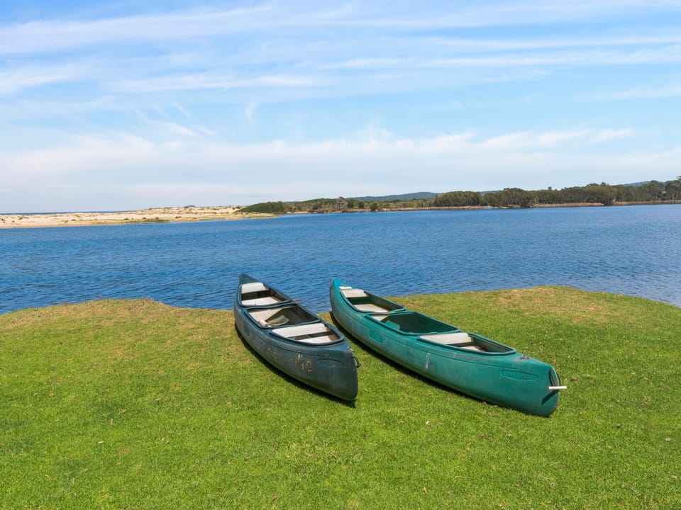 Natural landscape, Canoeing, River view