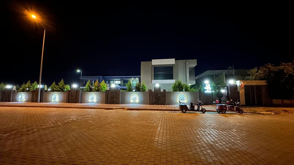 Property building, Night, Location, Parking