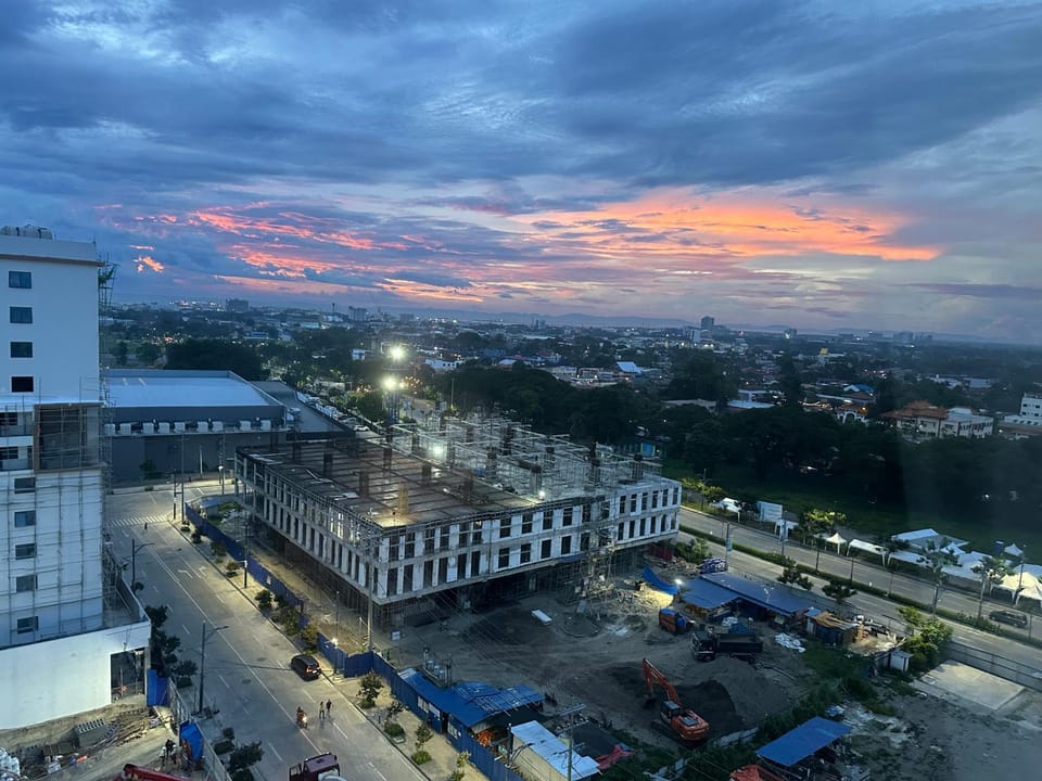City view, Sea view, Sunset