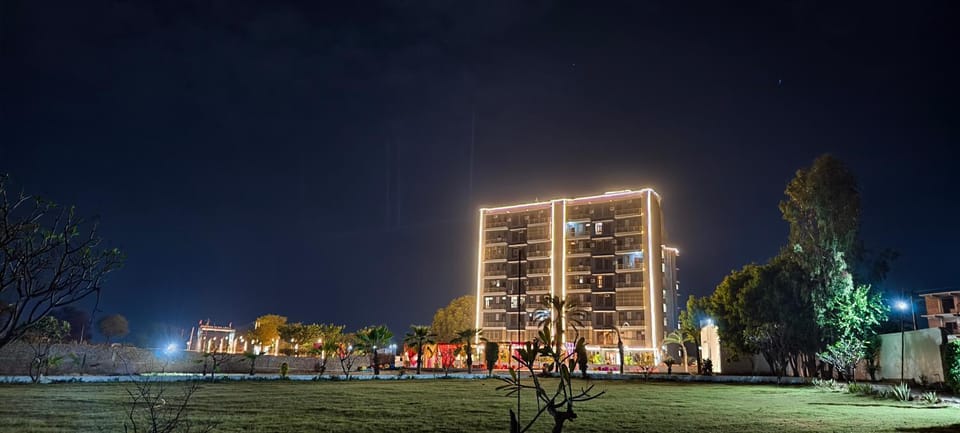 Property building, Night, City view