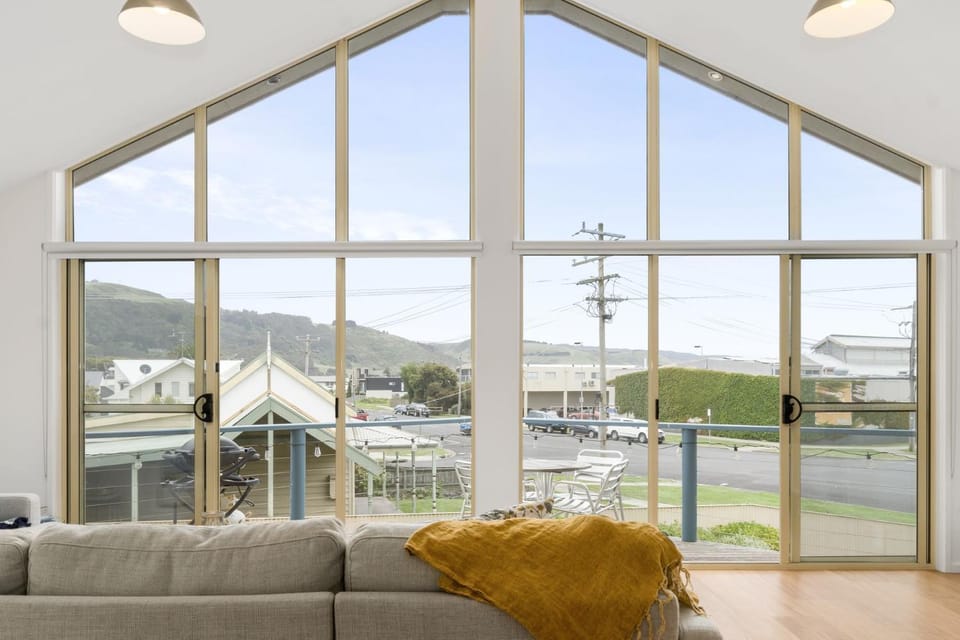 Natural landscape, Living room, Seating area, Mountain view