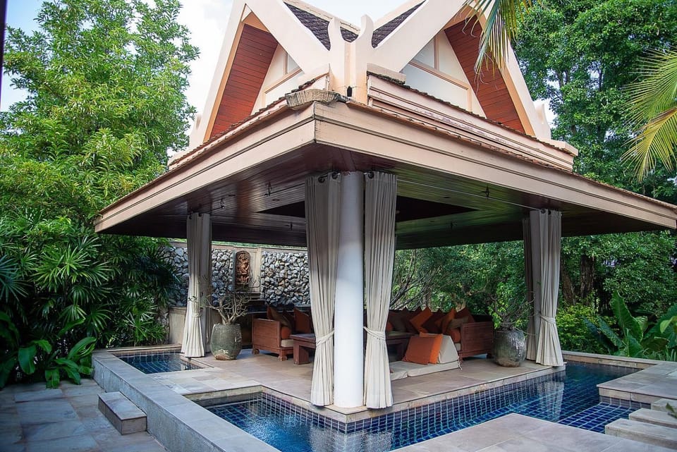 Property building, Patio, Swimming pool