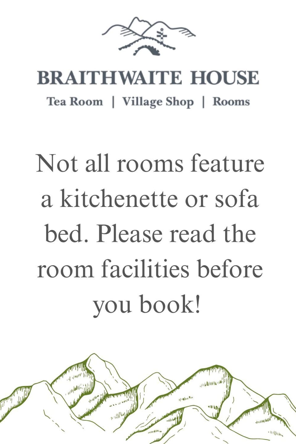 Braithwaite House Rooms Apartment in Copeland District