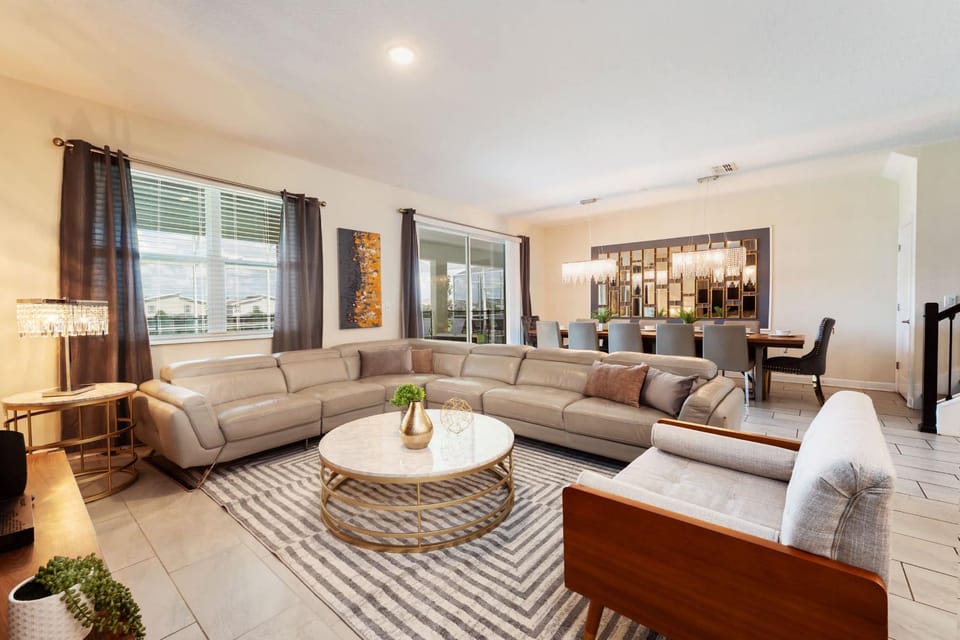 Charming 9BR Villa w Theme & Game Rooms by Disney Villa in Four Corners