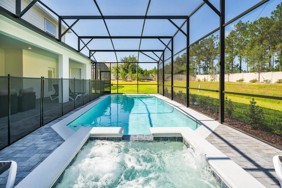 Wonderful New 9BR w Games Theater Pool by Disney Villa in Four Corners