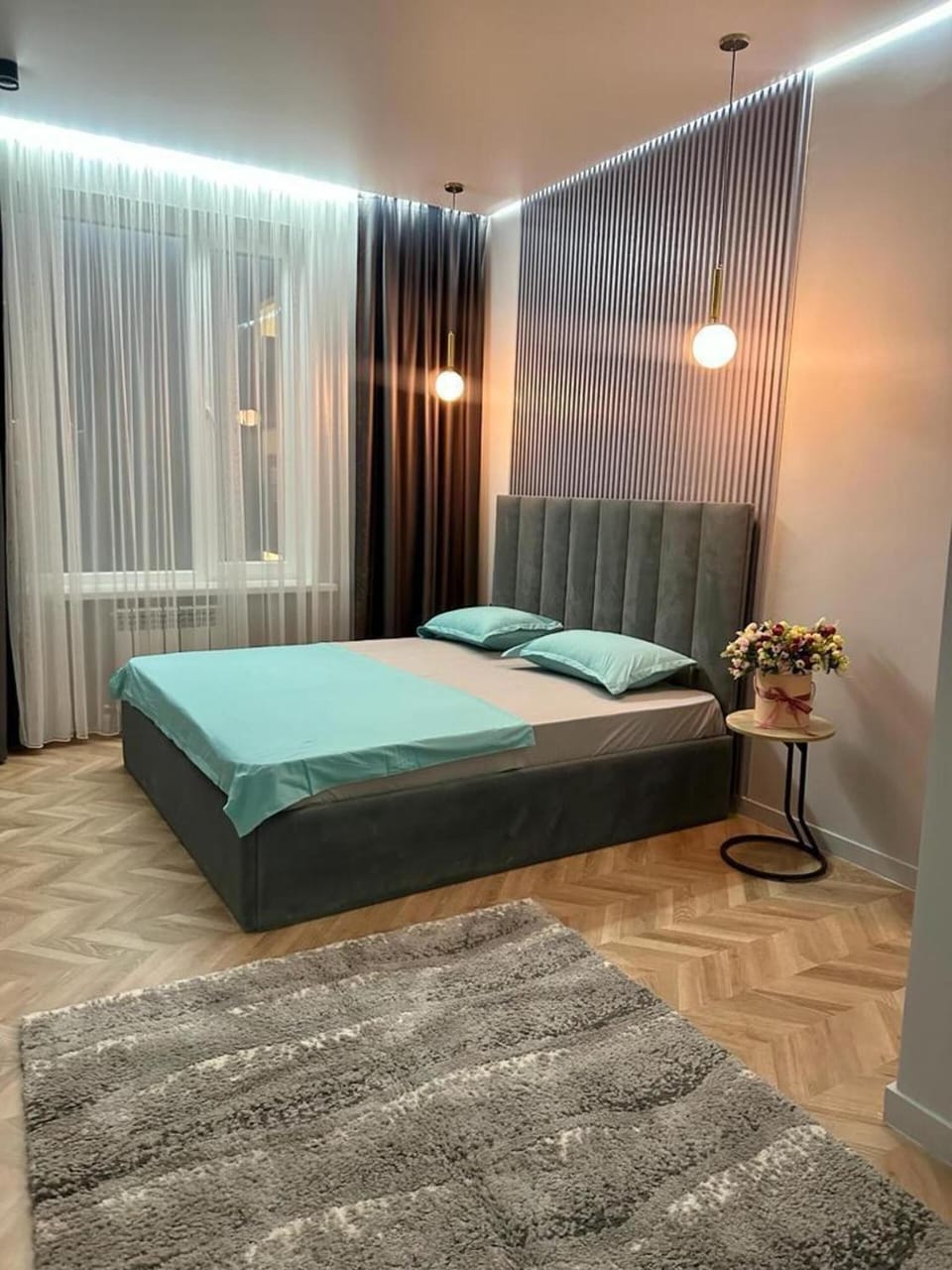 Bed, Bedroom, air conditioner