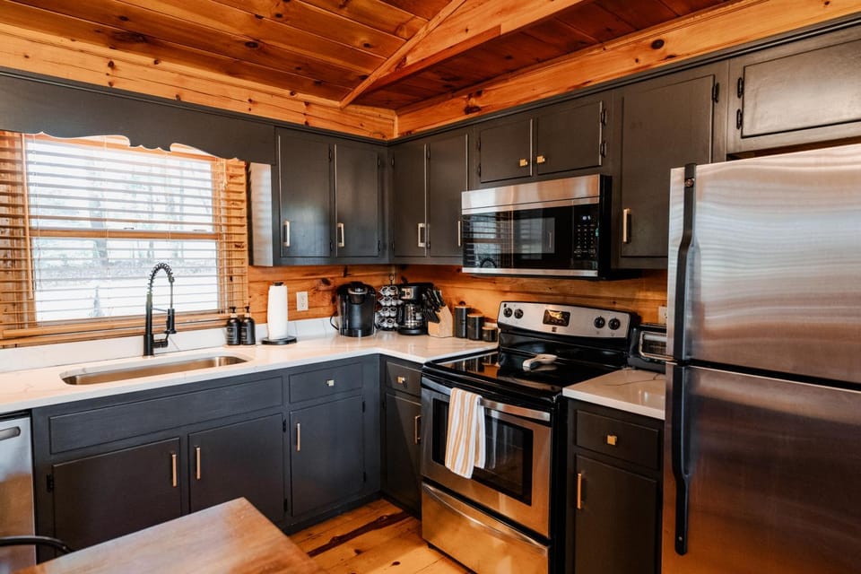 Natural landscape, Coffee/tea facilities, Kitchen or kitchenette, stove, kitchen