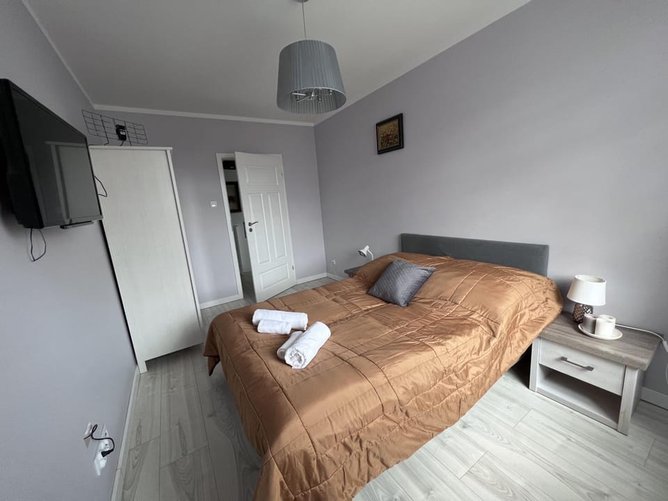 Apartament z tarasem na Osiedlu Rakownica Apartment in Lower Silesian Voivodeship