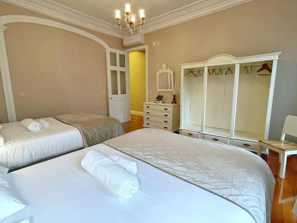 Property building, Living room, Bedroom