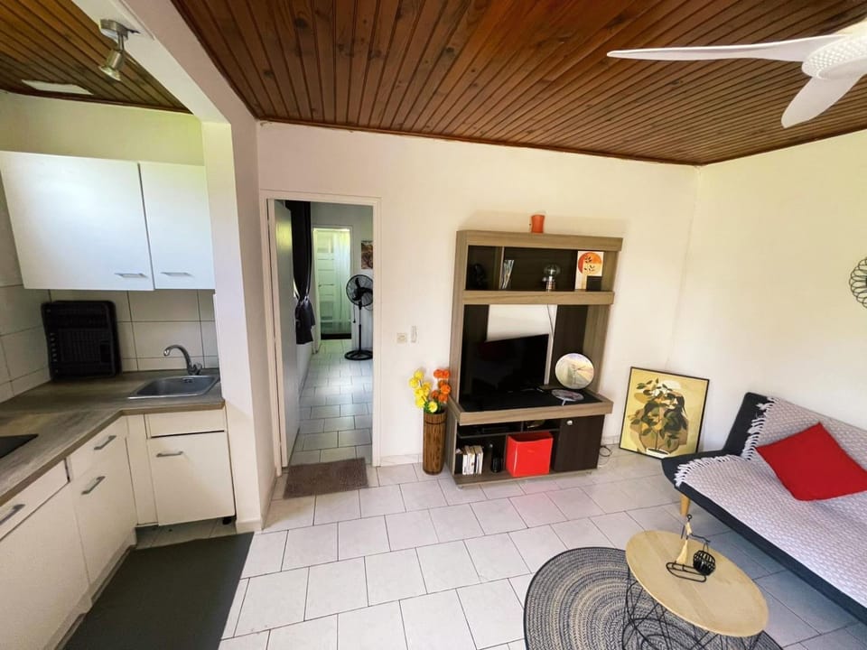 Kitchen or kitchenette, Living room