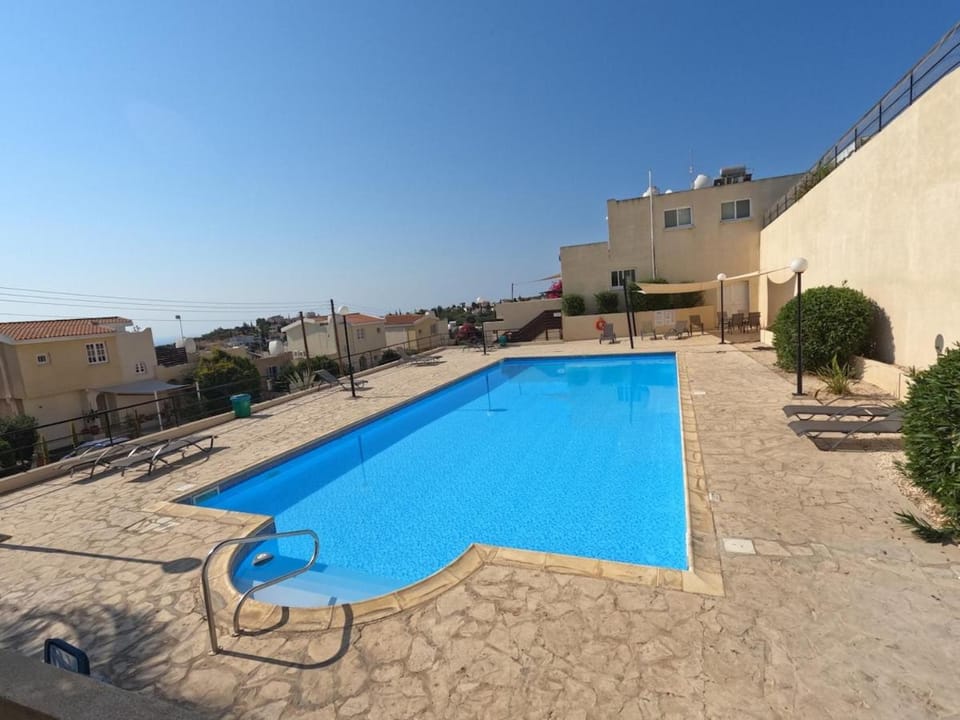 Property building, Pool view, Swimming pool, sunbed