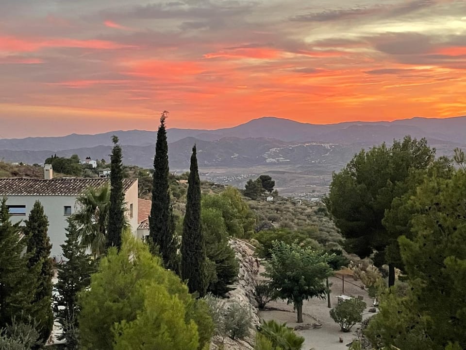 Natural landscape, Sunset