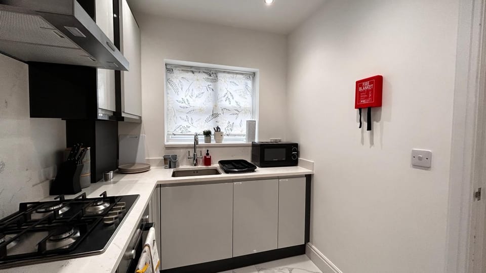 Kitchen or kitchenette, minibar