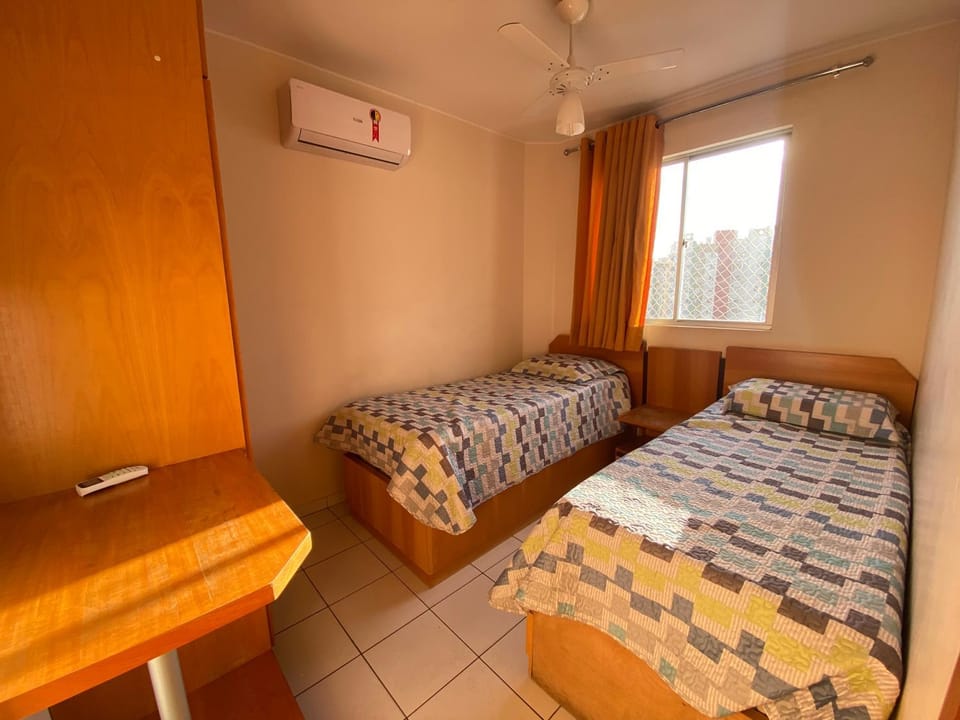 Bed, Photo of the whole room, Bedroom, air conditioner