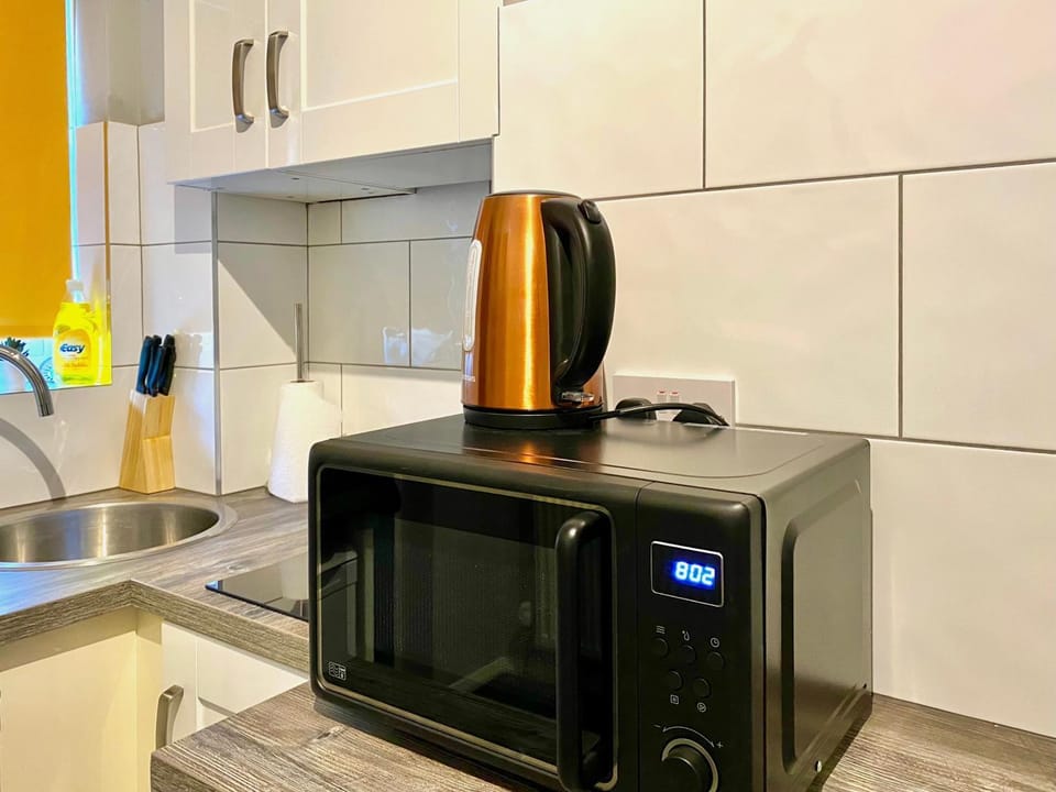 Coffee/tea facilities, Kitchen or kitchenette, minibar, stove, toaster