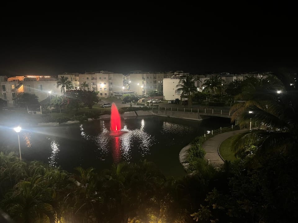 Night, Natural landscape, Lake view