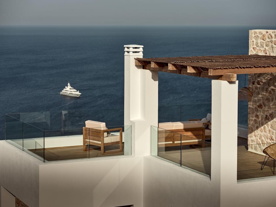 View (from property/room), Balcony/Terrace, Sea view