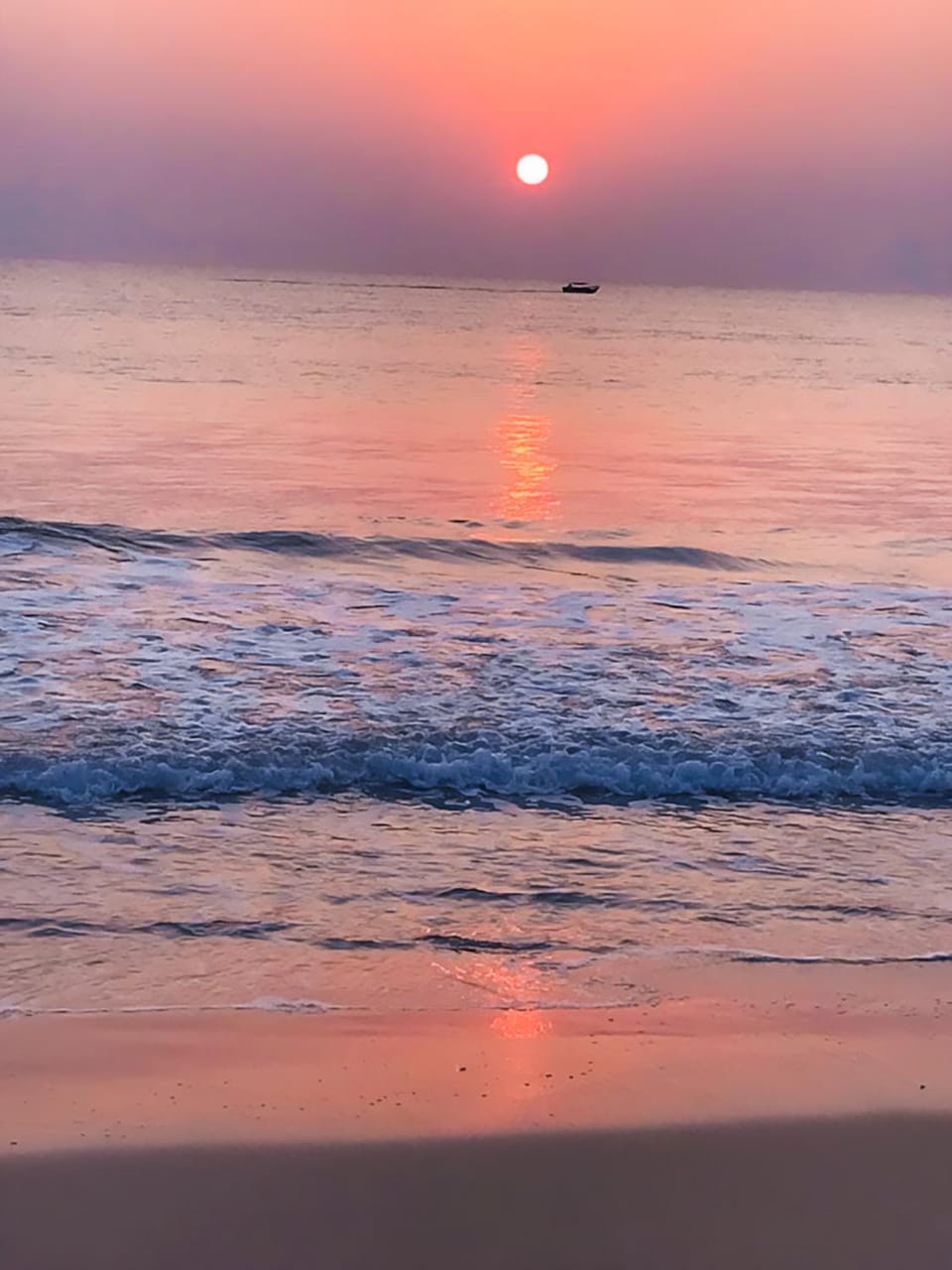 Natural landscape, Beach, Sea view, Sunrise, Sunset