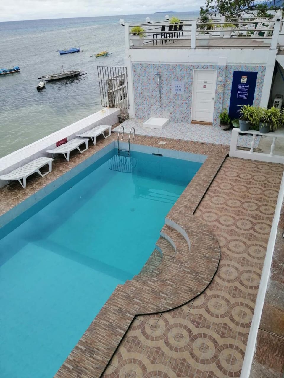 Pool view, Sea view, Swimming pool