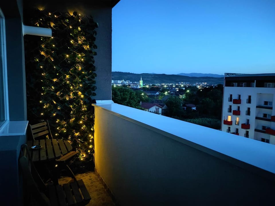 Night, Natural landscape, View (from property/room), Balcony/Terrace