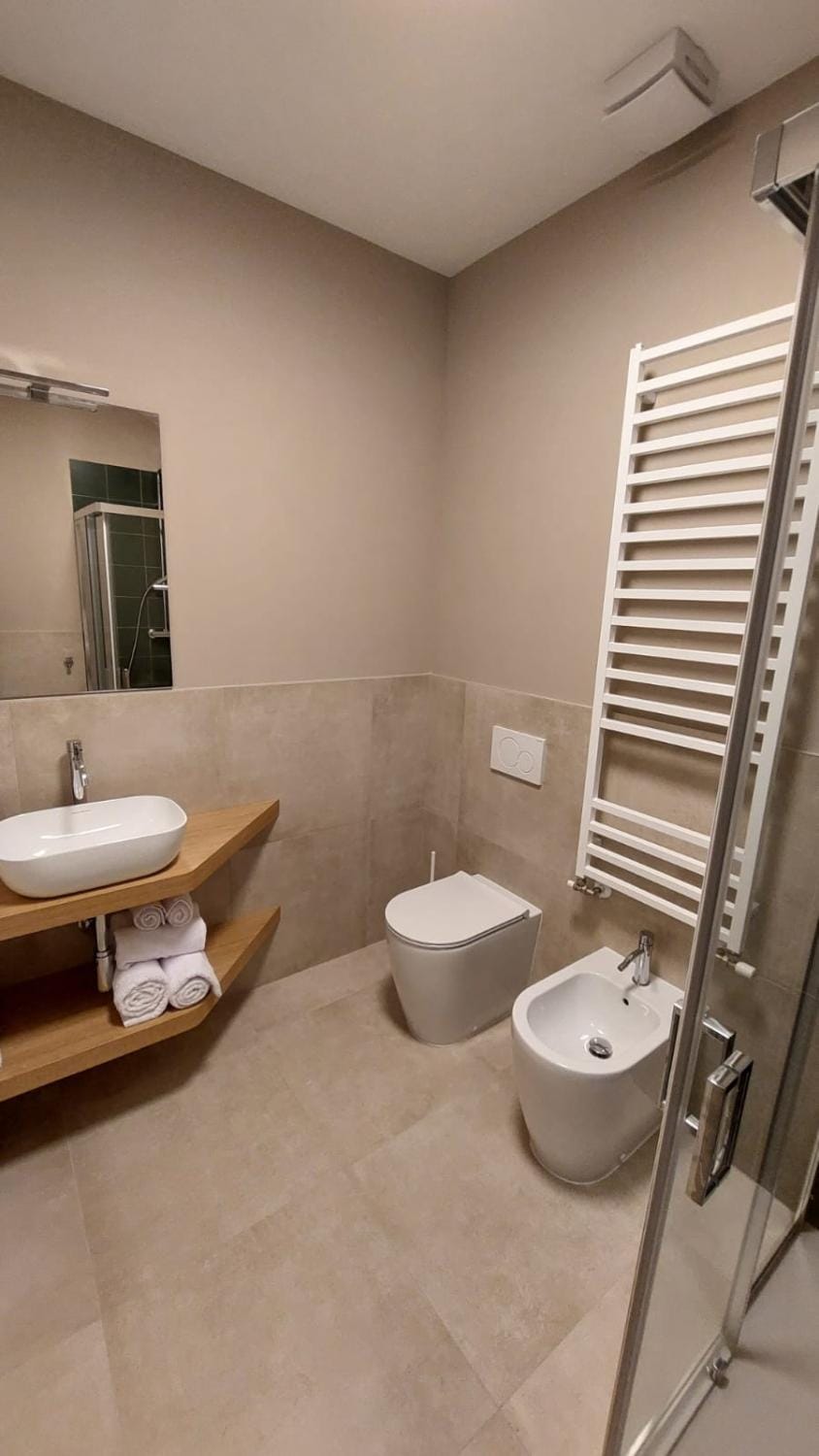 Bathroom, heating, towels