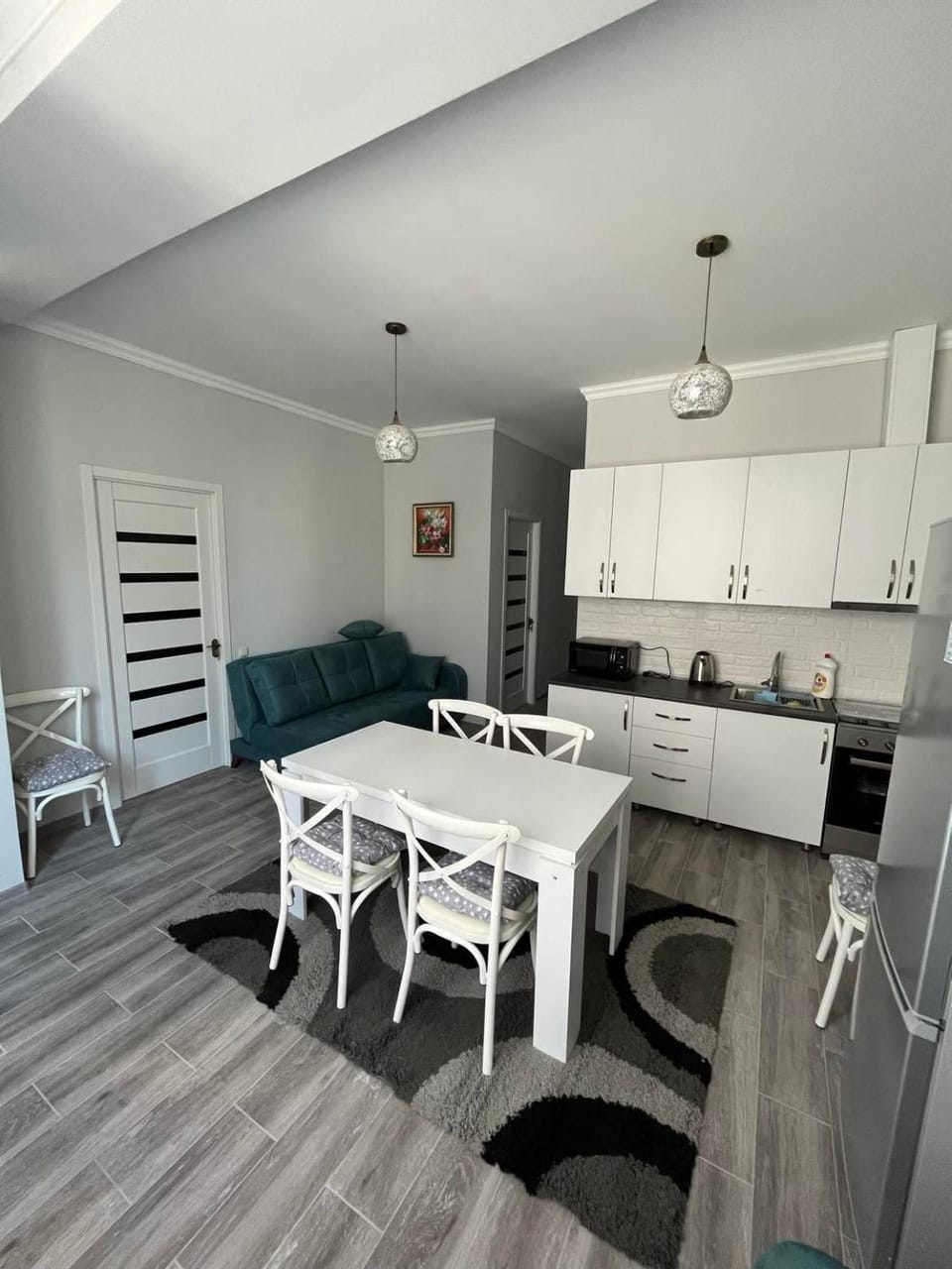 Kitchen or kitchenette, Living room, Dining area, minibar