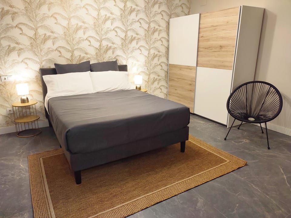 Bed, Bedroom, wardrobe