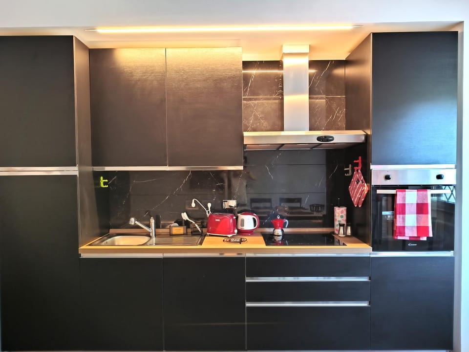 Kitchen or kitchenette, dishwasher, pet friendly, stove, toaster