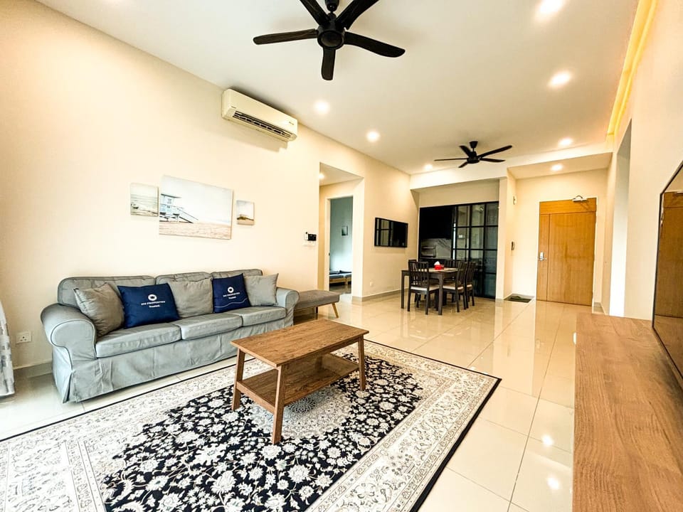 Living room, air conditioner