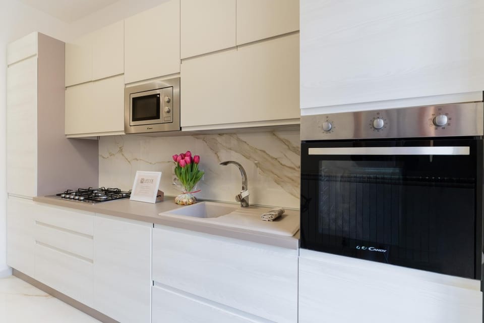 Communal kitchen, stove