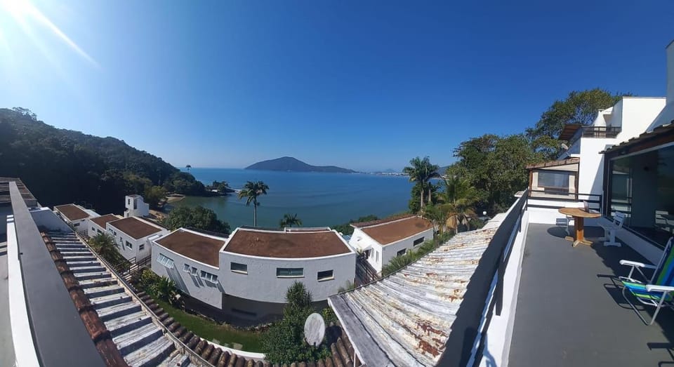 Property building, Day, Natural landscape, View (from property/room), Balcony/Terrace, Mountain view, Sea view
