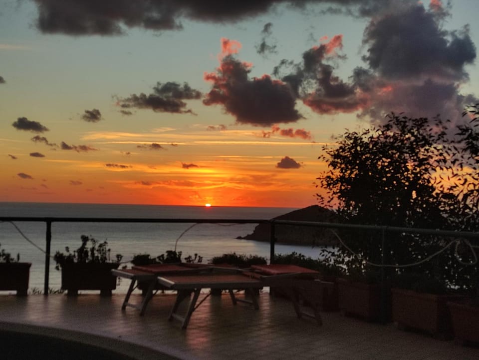 Natural landscape, Sea view, Sunset