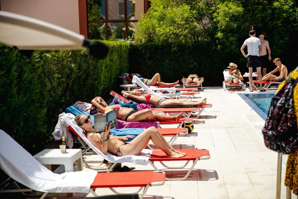 Day, People, Garden view, Swimming pool, group of guests, sunbed